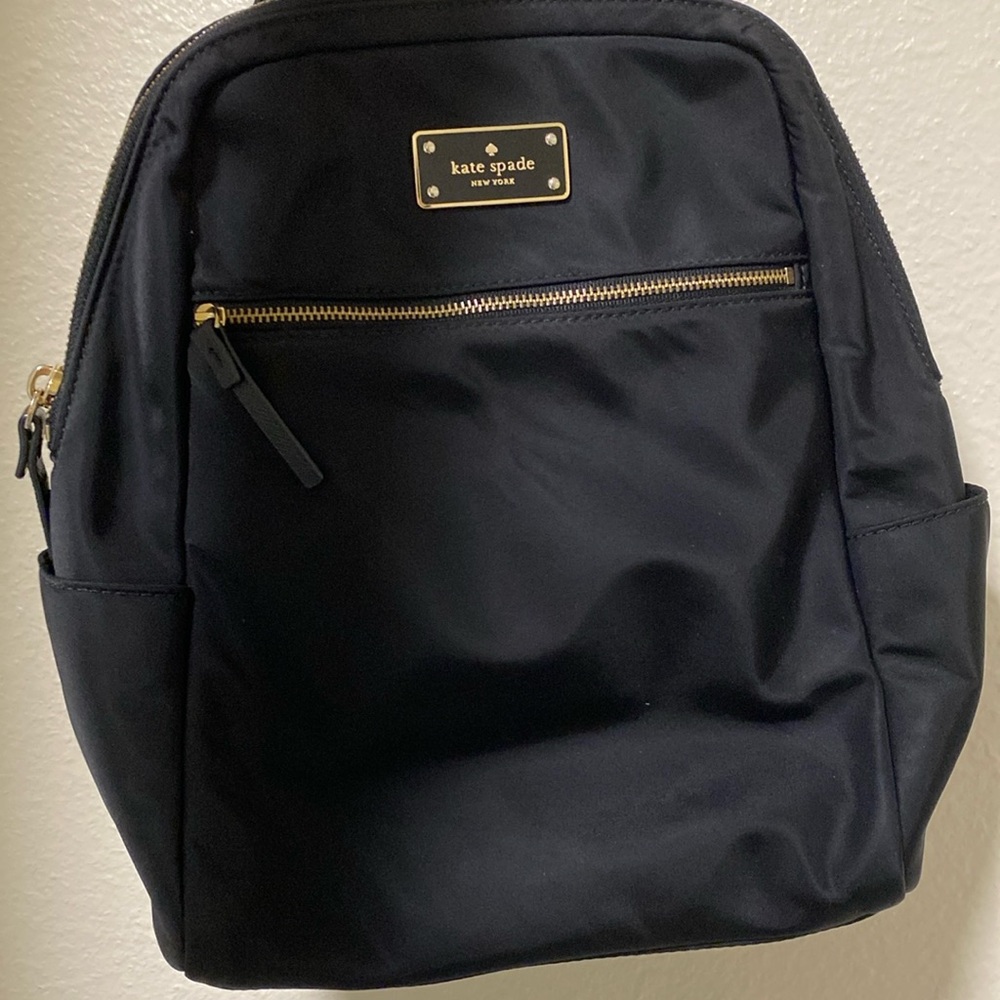 Kate Spade Nylon Black Backpack